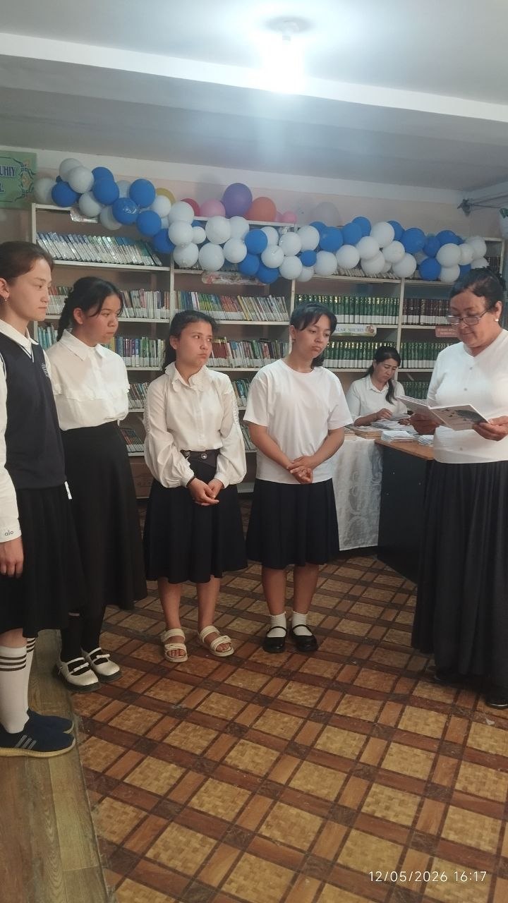 Kutubxona bo‘ylab ekskursiya 12.05.2026